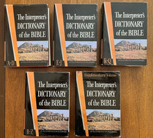 Load image into Gallery viewer, The Interpreter's Dictionary of the Bible (5 volumes)