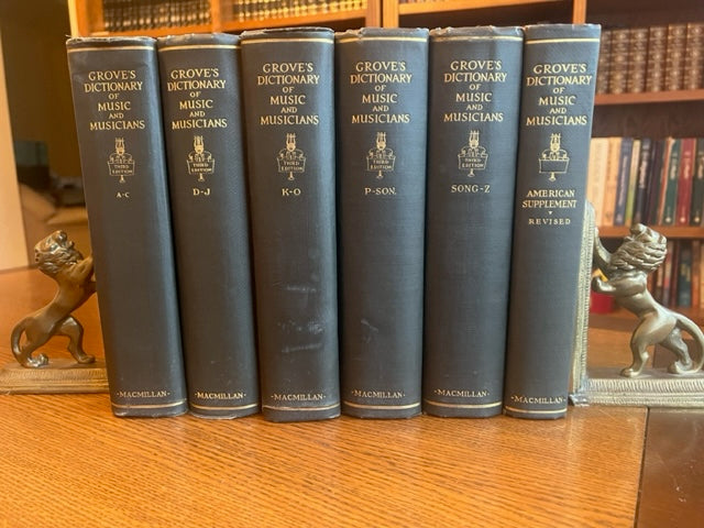 Grove's Dictionary of Music and Musicians. Third Edition, edited